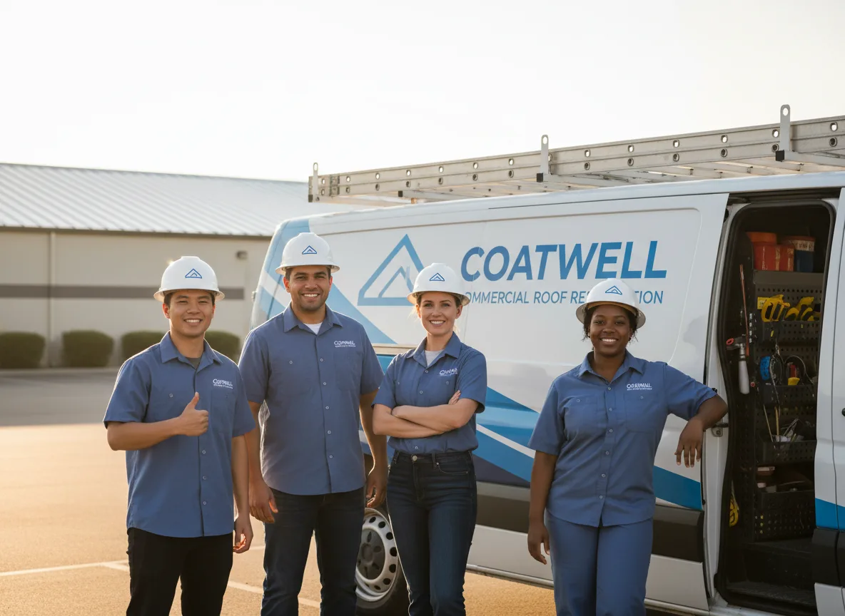 Commercial roof coating company in Dunlap, CA